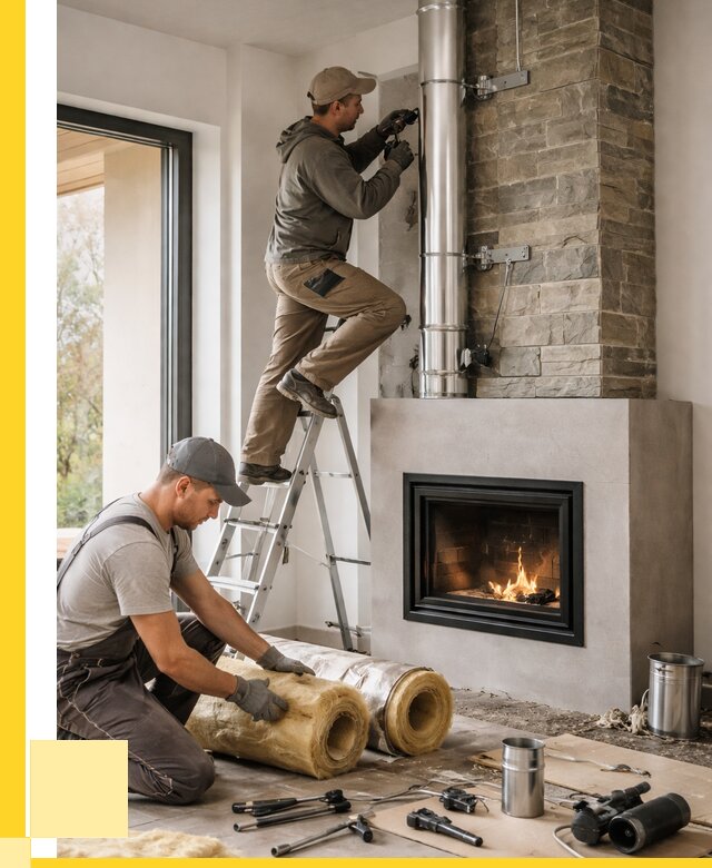 Монтаж дымоходов для каминов в Шумерле от 16295 р. ЭриданШмр