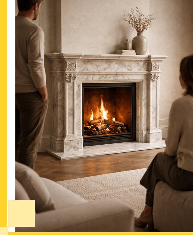 Мраморные камины под ключ в Шумерле от 271575 р. | ЭриданШмр