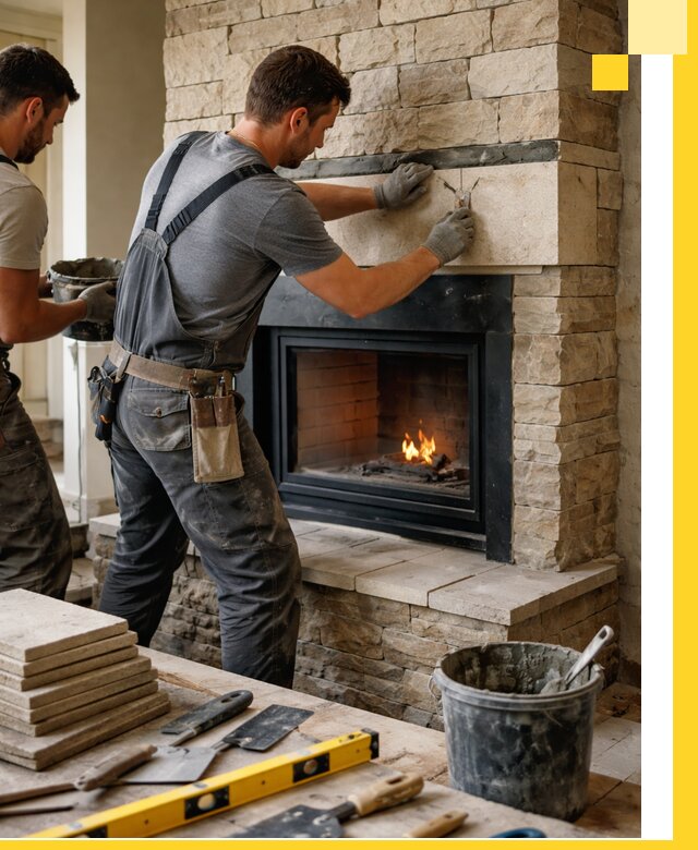 Проектирование и установка открытых каминов в Шумерле