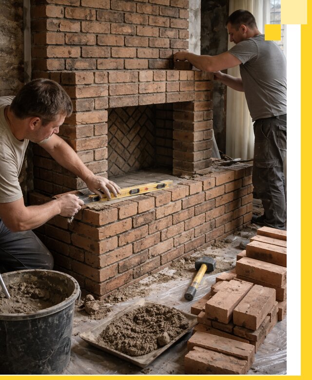 Изготовление и установка кирпичных каминов в Шумерле