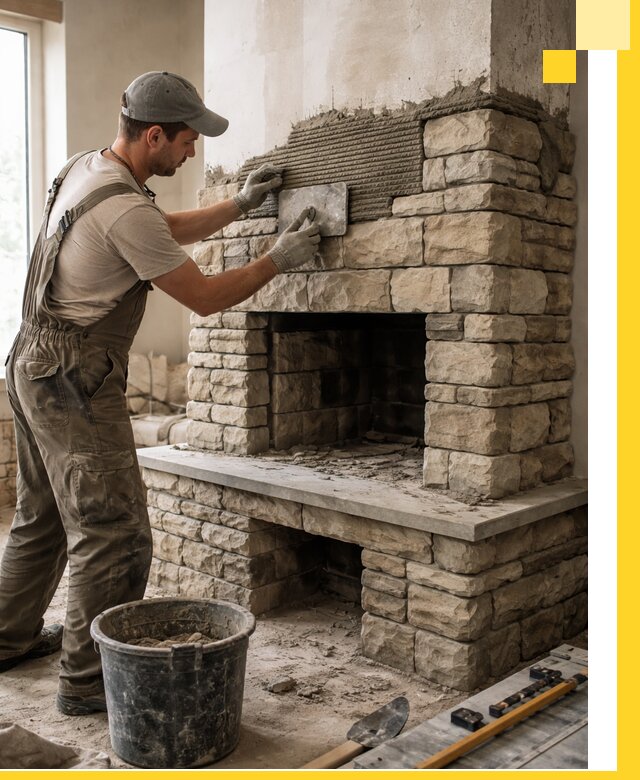 Строительство каминов под ключ в Шумерле от проектирования до монтажа