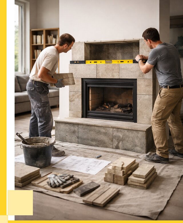 Монтаж каминов и установка в Шумерле от 48884 р. | ЭриданШмр