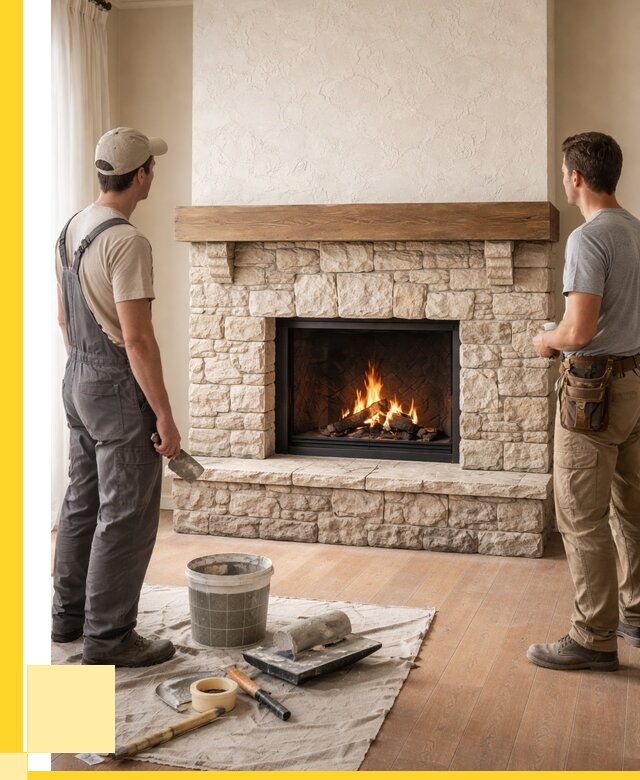 Отделка каминов в Шумерле от 7061 р. под ключ | ЭриданШмр