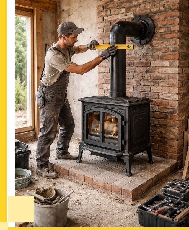 Монтаж печей установка банной печи в Шумерле от 16295 р. | ЭриданШмр