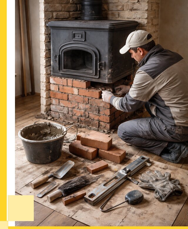 Ремонт печей в Шумерле от 13036 р., услуги печника ЭриданШмр