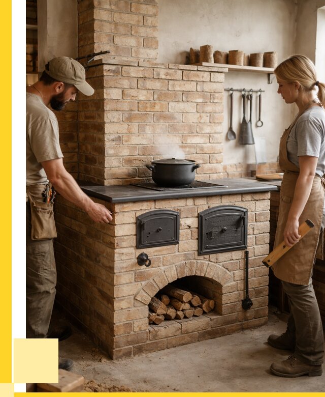 Варочно отопительные печи в Шумерле от 97767 р. | ЭриданШмр