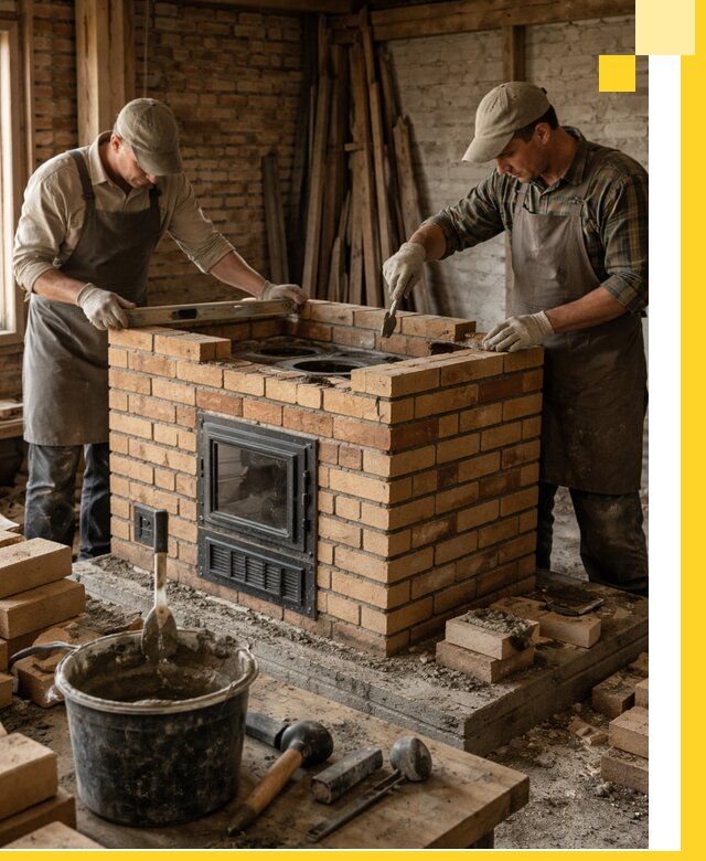 Изготовление и установка варочных печей под ключ в Шумерле