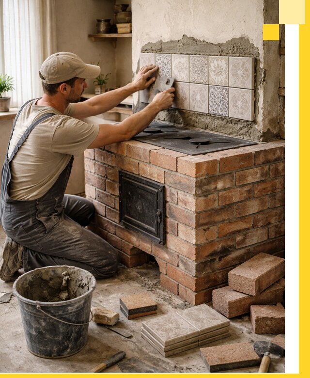 Печи с плитой на заказ монтаж гарантия и сервис в Шумерле