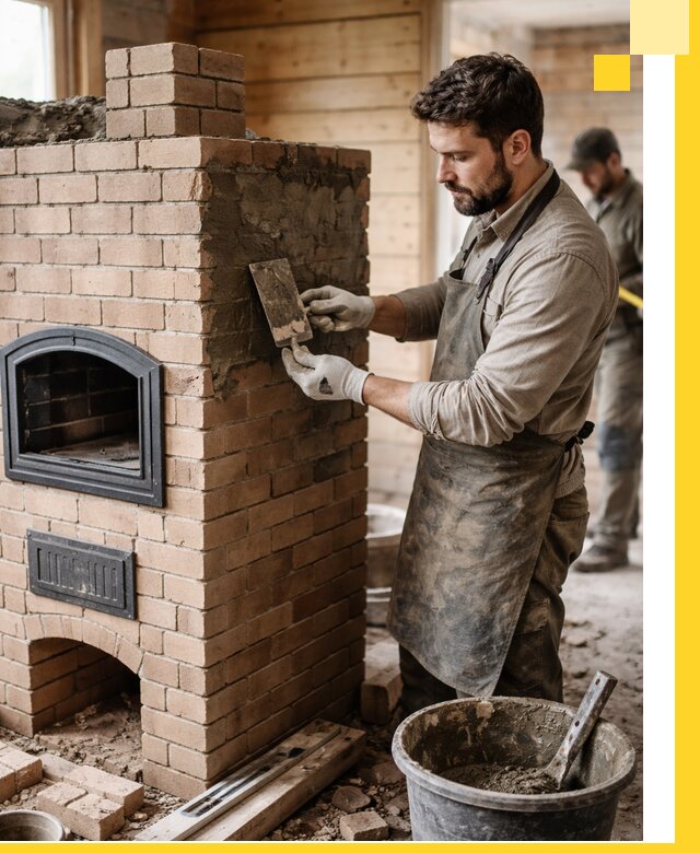 Изготовление и установка печей-шведок под ключ в Шумерле