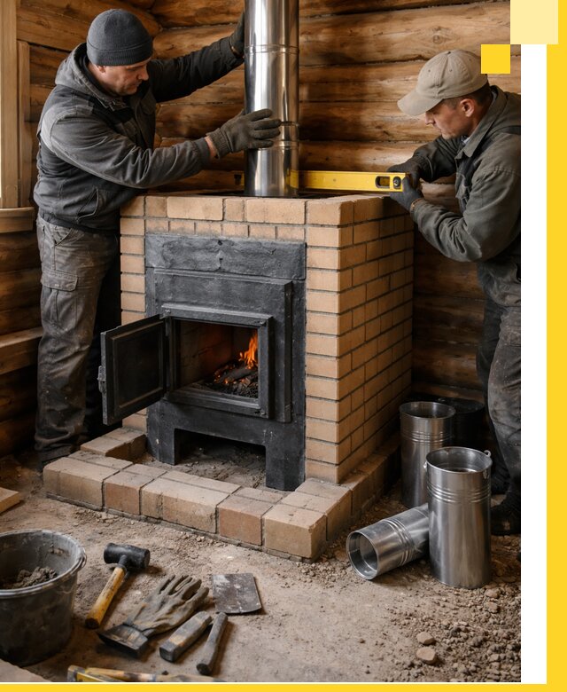 Проектирование, изготовление и установка банных печей в Шумерле