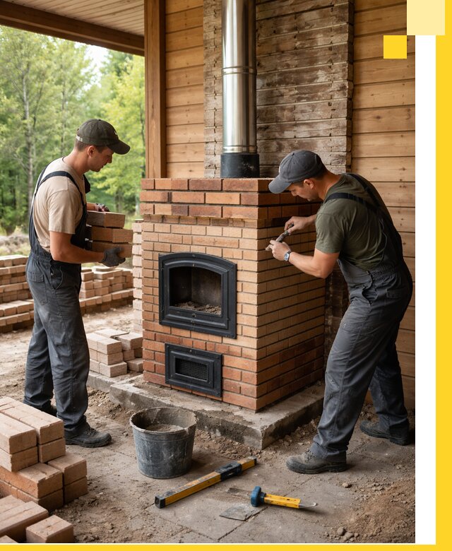 Производство и установка дачных печей под ключ в Шумерле