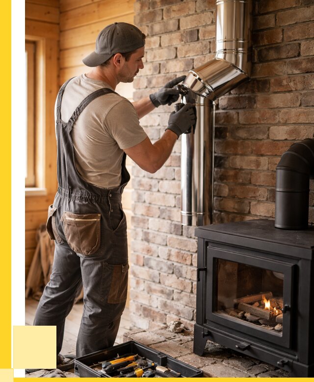 Монтаж дымоходов для печей в Шумерле от 8147 р. | ЭриданШмр