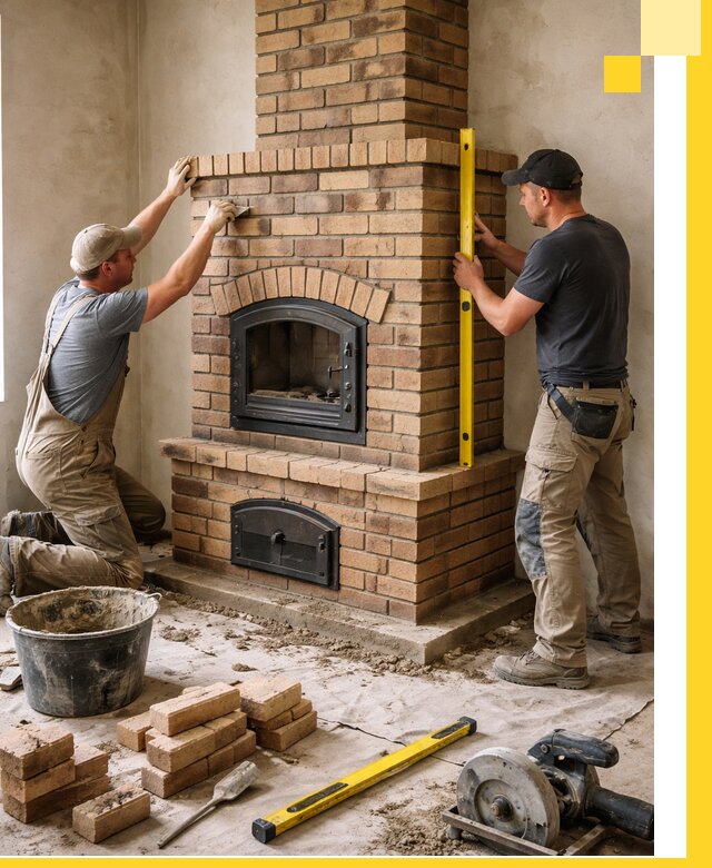 Продажа и установка печей и каминов для дома под ключ в Шумерле