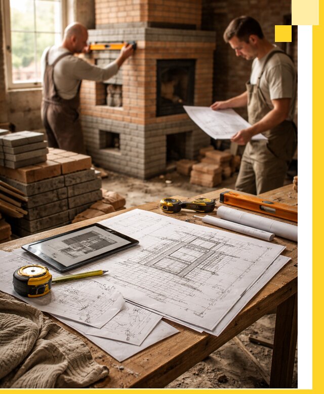 Проекты печей и каминов с индивидуальным дизайном в Шумерле