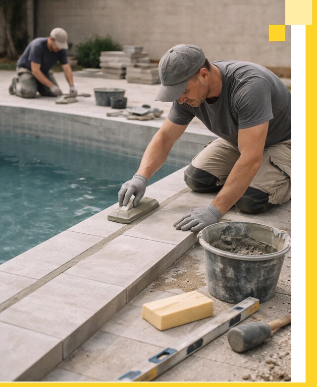 Отделка бассейнов в Шумерле: декоративная отделка и гидроизоляция