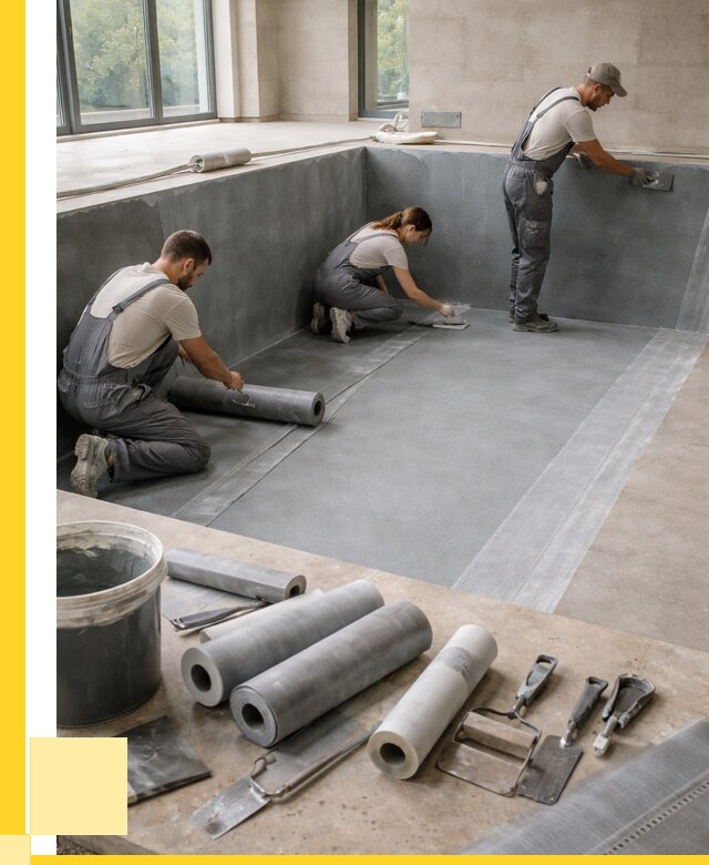 Гидроизоляция бассейнов в Шумерле от 2173 р., ЭриданШмр