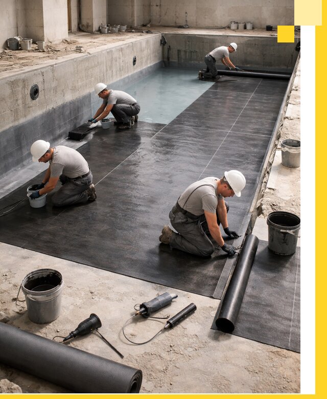 Профессиональная гидроизоляция бассейнов и чаш в Шумерле под ключ