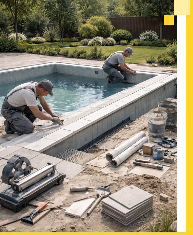 Строительство открытых бассейнов под ключ в Шумерле профессионально