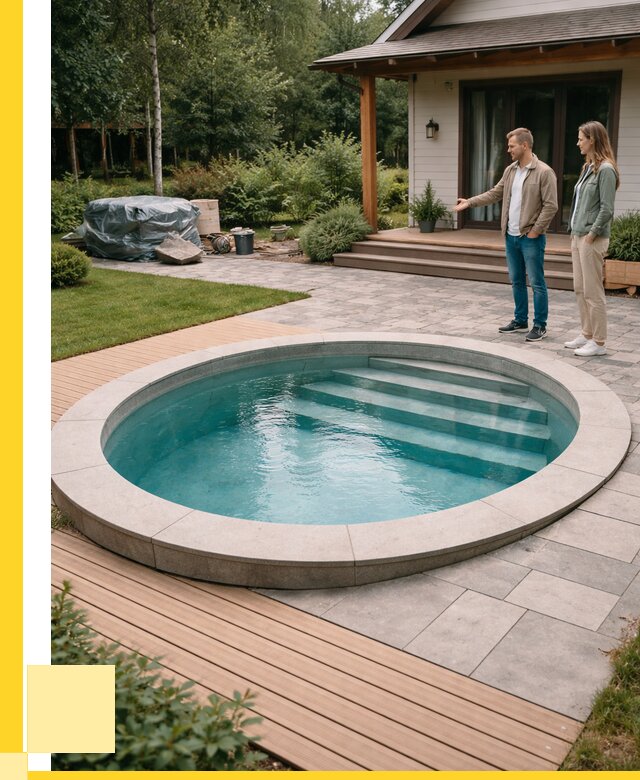 Бассейн на даче под ключ в Шумерле от 217260 р., ЭриданШмр