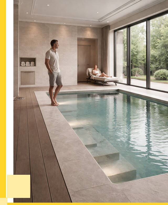 Бассейны в коттедже под ключ в Шумерле от 1303560 р. | ЭриданШмр