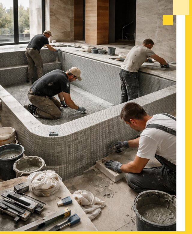 Строительство и установка СПА бассейнов под ключ в Шумерле