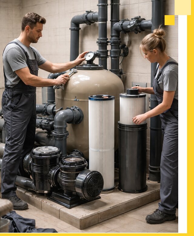 Фильтры и системы фильтрации для бассейнов в Шумерле