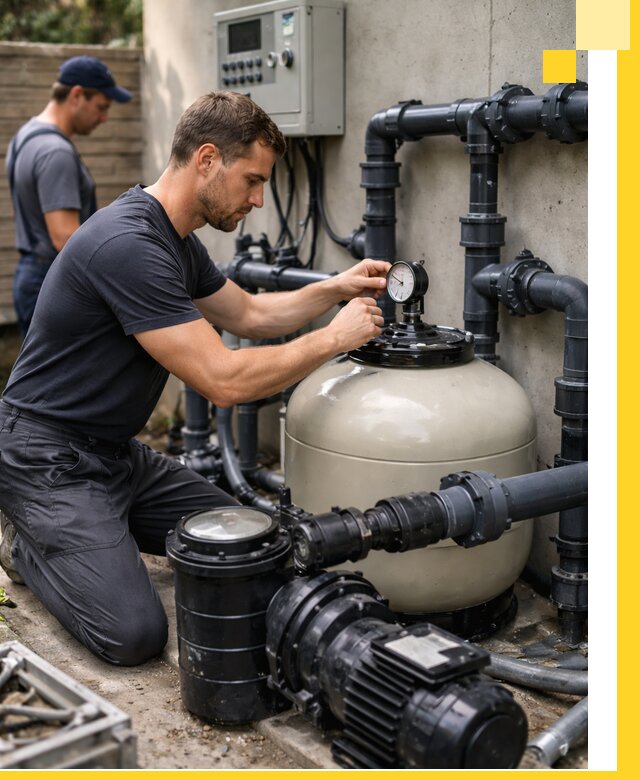 Поставка и монтаж фильтровального оборудования для бассейнов в Шумерле