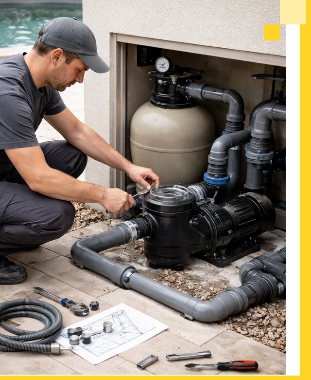 Поставка, монтаж и сервис насосов для бассейнов в Шумерле