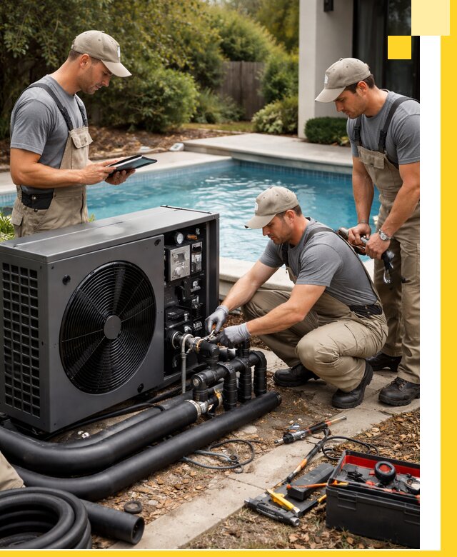 Проектирование и установка тепловых насосов для бассейнов в Шумерле