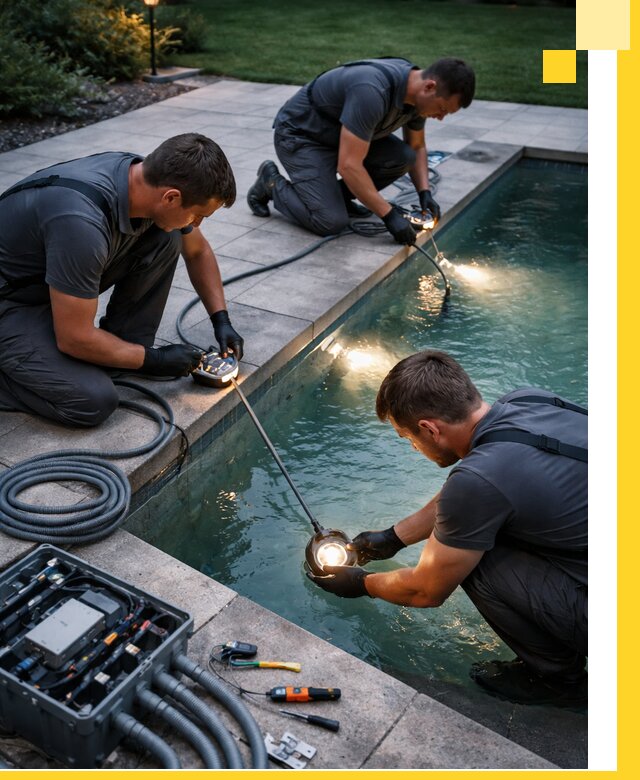 Профессиональное освещение бассейнов в Шумерле: дизайн и монтаж