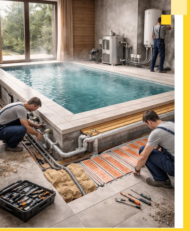 Проектирование и строительство тёплых бассейнов в Шумерле