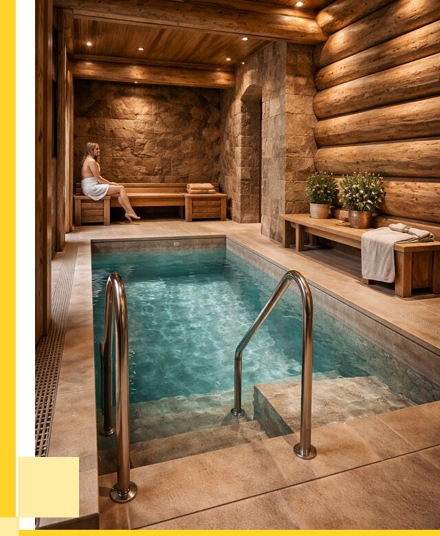 Аренда бани с бассейном в Шумерле от 1629450 р. | ЭриданШмр