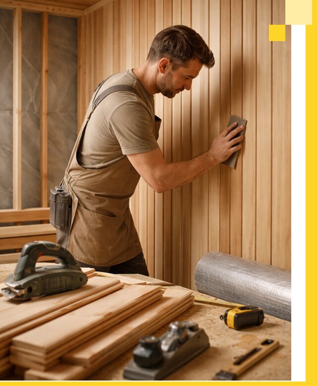 Профессиональная отделка саун и парных под ключ в Шумерле