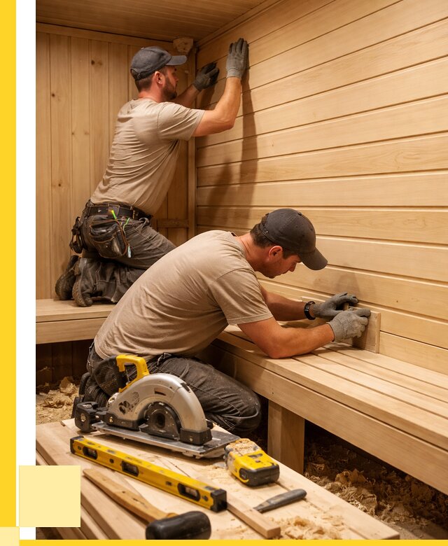 Обшивка саун вагонкой в Шумерле от 2716 р. | ЭриданШмр