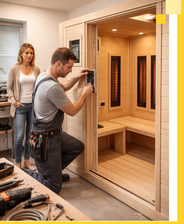 Инфракрасные сауны под ключ в Шумерле продажа и установка