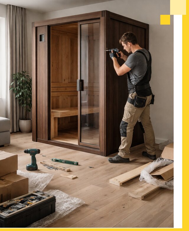 Установка и производство мини саун под ключ в Шумерле