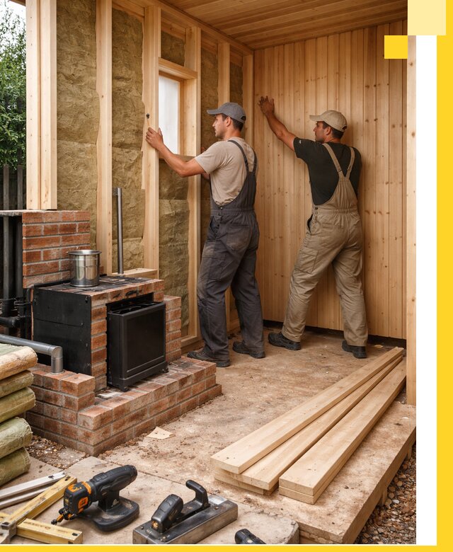 Строительство и установка дачных саун под ключ в Шумерле