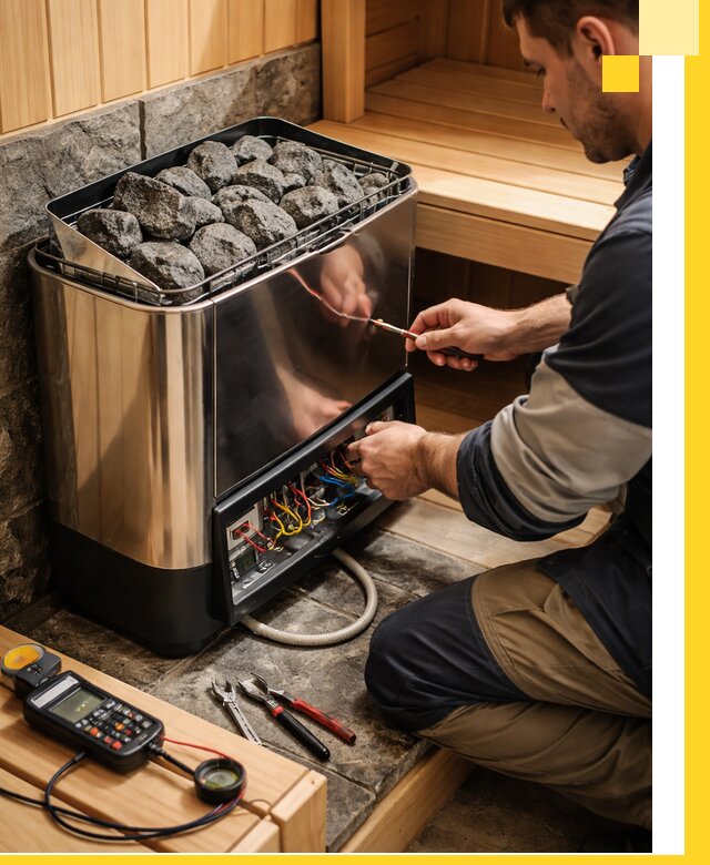Продажа и установка электрокаменок для саун в Шумерле