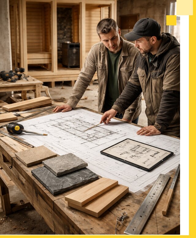 Проекты бань под ключ и планы строительства в Шумерле