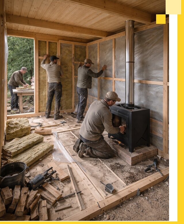 Профессиональный монтаж бань под ключ в Шумерле для дома