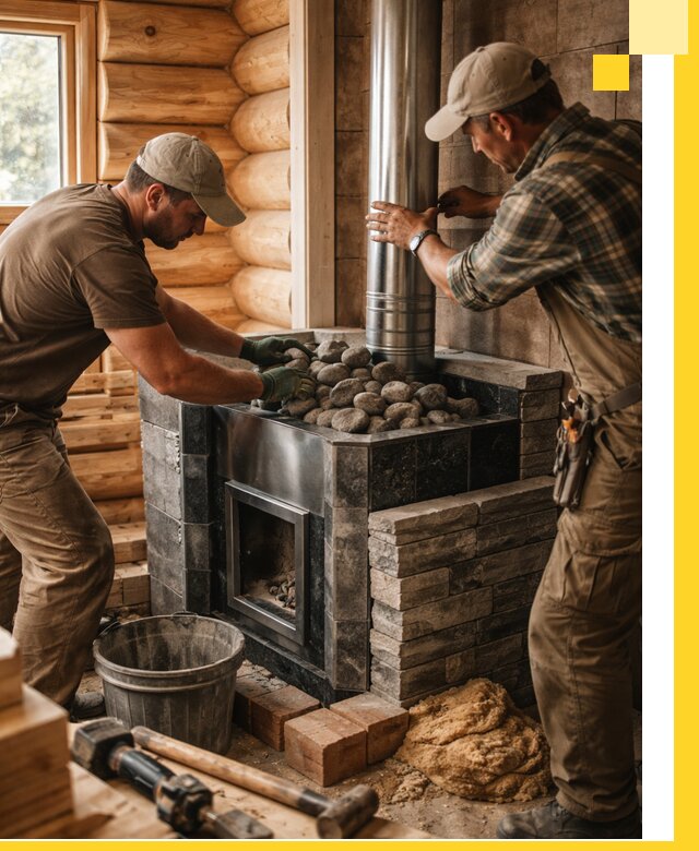 Строительство и отделка русских бань под ключ в Шумерле