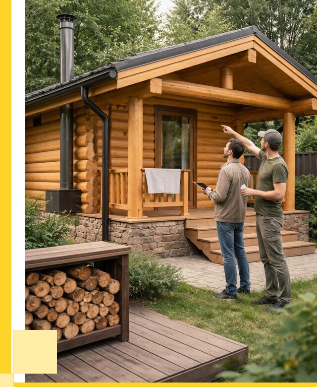 Бани для дачи под ключ в Шумерле от 271575 р. | ЭриданШмр