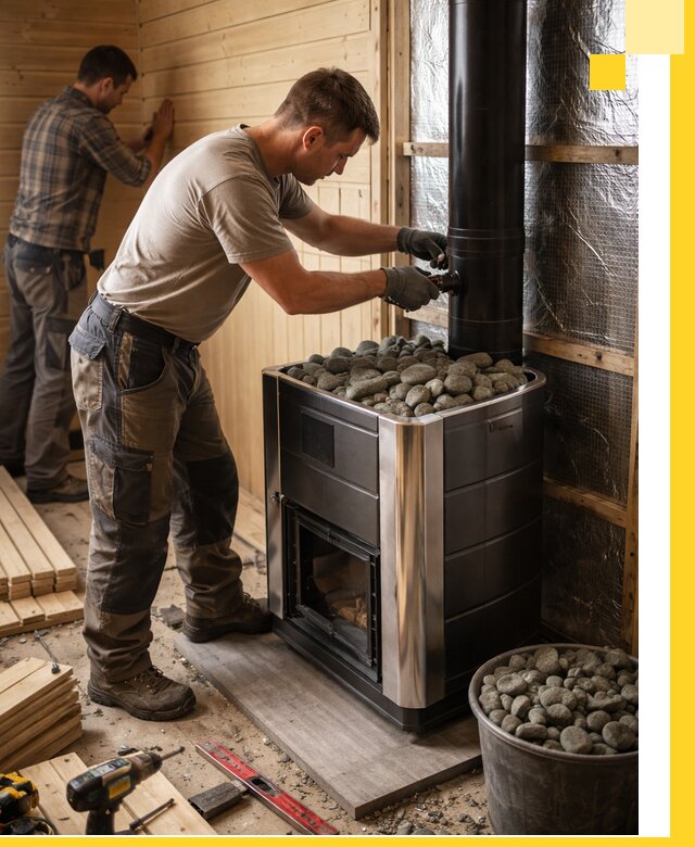 Проектирование и строительство парилок для бани в Шумерле под ключ