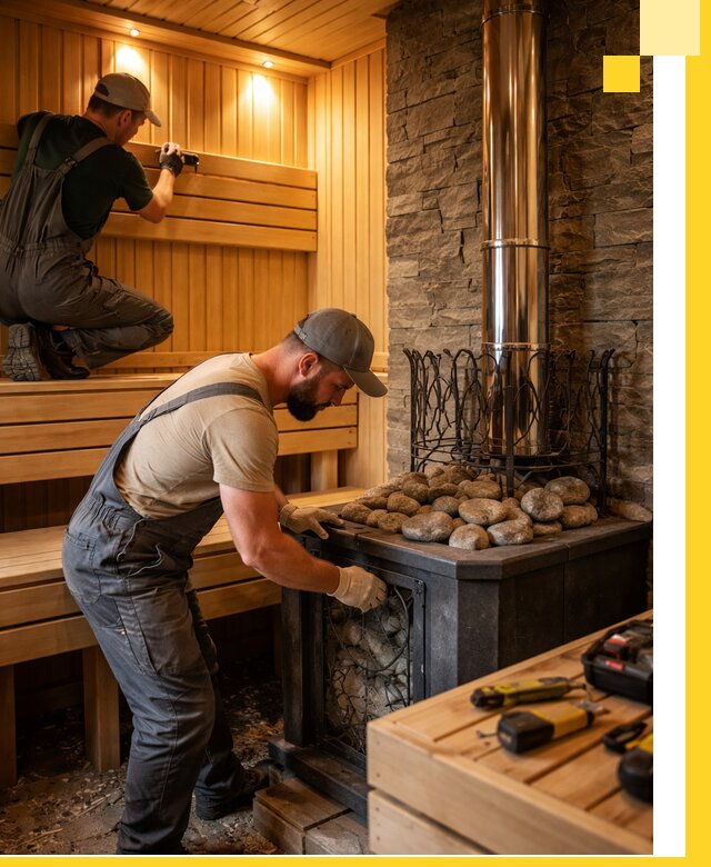 Комплексный дизайн бань, саун и зон отдыха в Шумерле