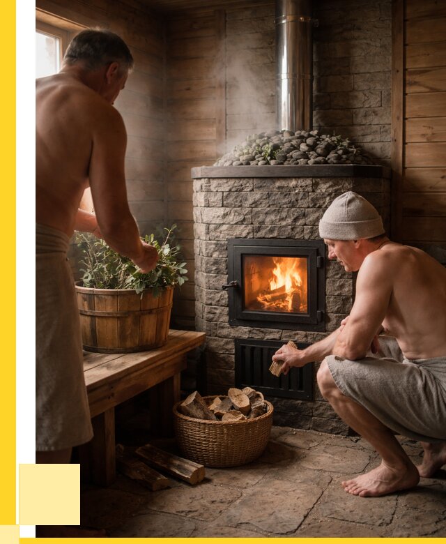 Банные печи под ключ в Шумерле от 48884 р. | ЭриданШмр кирпичная