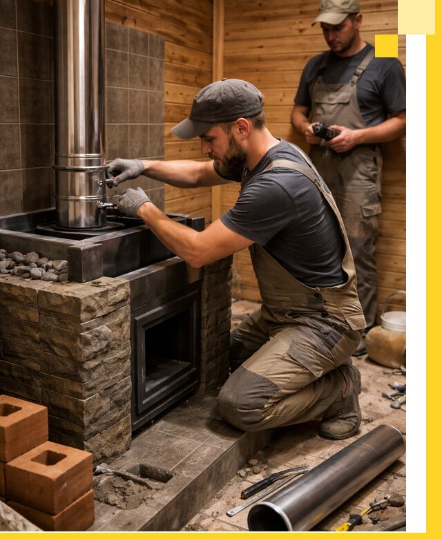 Изготовление и установка банных печей под ключ в Шумерле