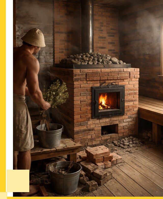 Кирпичные банные печи в Шумерле от 97767 р. | ЭриданШмр