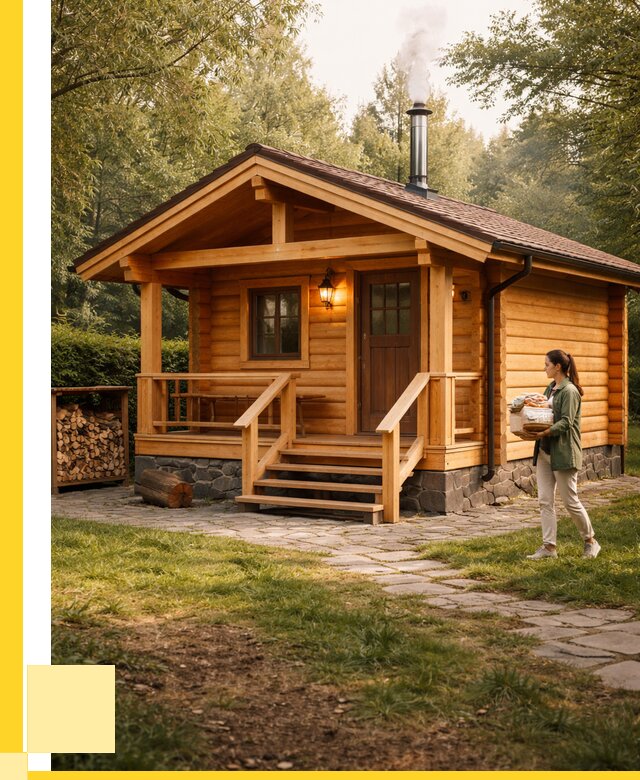 Купить баню под ключ в Шумерле от 706095 р. | ЭриданШмр