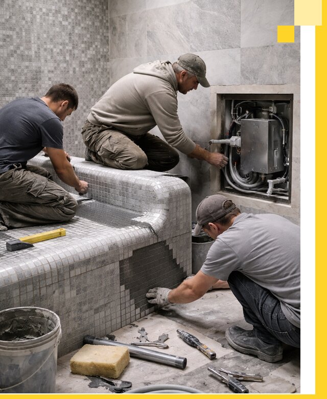 Проекты хамамов под ключ в Шумерле и дизайн и строительство