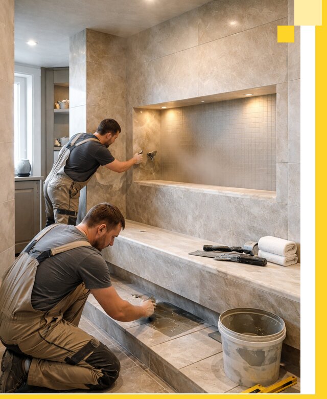 Профессиональное строительство хамама в квартире в Шумерле